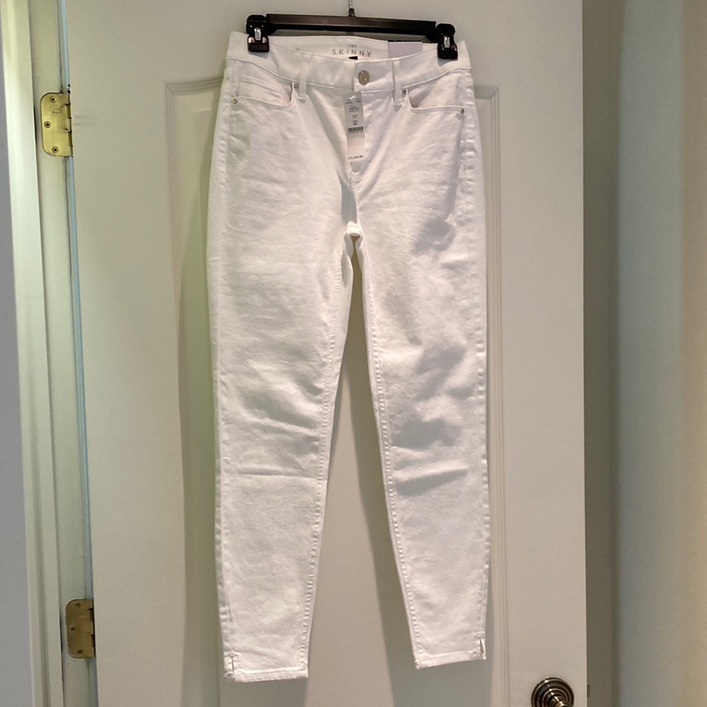 WHITE HOUSE BLACK MARKET High-Rise Skinny Crop Jeans